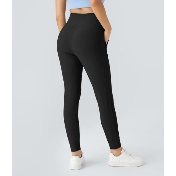 Halara $60 Patitoff Flow Pet Hair Resistant High Waisted Drawstring Joggers NEW - Picture 2 of 7